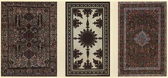 هنر قالی بافی - طرح فرش - تصاویر طرح‌های مرکزی ( ۵ )